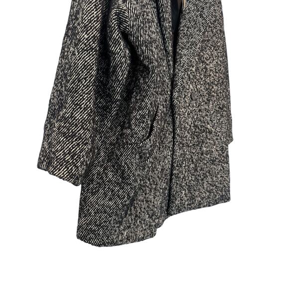 ba&sh Black Santa Twill Wool Blend Lady Coat Size Small - Picture 7 of 14